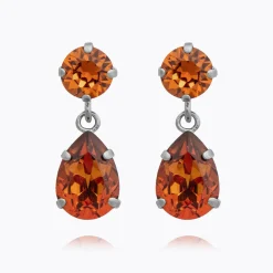 Caroline Svedbom Mini Drop Earrings Light Amber Best Sale