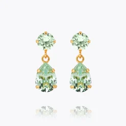Caroline Svedbom Mini Drop Earrings Chrysolite Shop