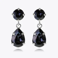 Caroline Svedbom Mini Drop Earrings Graphite Store