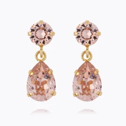 Caroline Svedbom Mini Drop Earrings Vintage Rose Flash Sale
