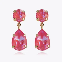 Caroline Svedbom Mini Drop Earrings Lotus Pink Delite Sale