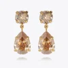 Caroline Svedbom Mini Drop Earrings Golden Shadow Cheap
