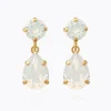 Caroline Svedbom Mini Drop Earrings White Opal Hot