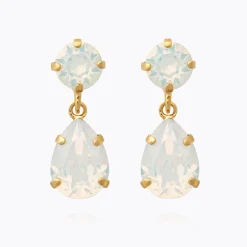 Caroline Svedbom Mini Drop Earrings White Opal Hot