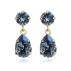 Caroline Svedbom Mini Drop Earrings/Denim Blue Store