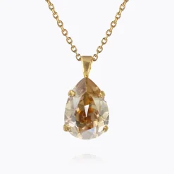 Caroline Svedbom Mini Drop Necklace Golden Shadow Outlet