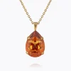 Caroline Svedbom Mini Drop Necklace Light Amber Cheap