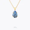 Caroline Svedbom Mini Drop Necklace Light Sapphire Best