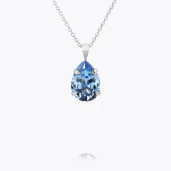 Caroline Svedbom Mini Drop Necklace Light Sapphire Best