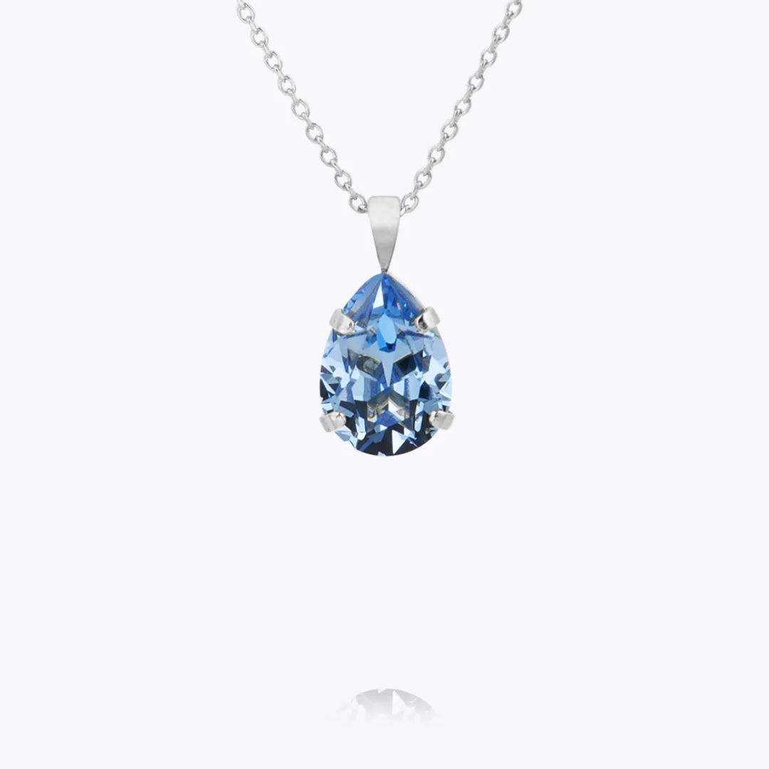 Caroline Svedbom Mini Drop Necklace Light Sapphire Best