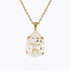 Caroline Svedbom Mini Drop Necklace Crystal Best