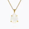 Caroline Svedbom Mini Drop Necklace White Opal New