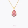 Caroline Svedbom Mini Drop Necklace Light Rose Fashion