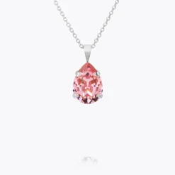 Caroline Svedbom Mini Drop Necklace Light Rose Fashion