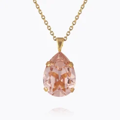 Caroline Svedbom Mini Drop Necklace Vintage Rose Discount