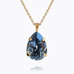 Caroline Svedbom Mini Drop Necklace/Denim Blue Store