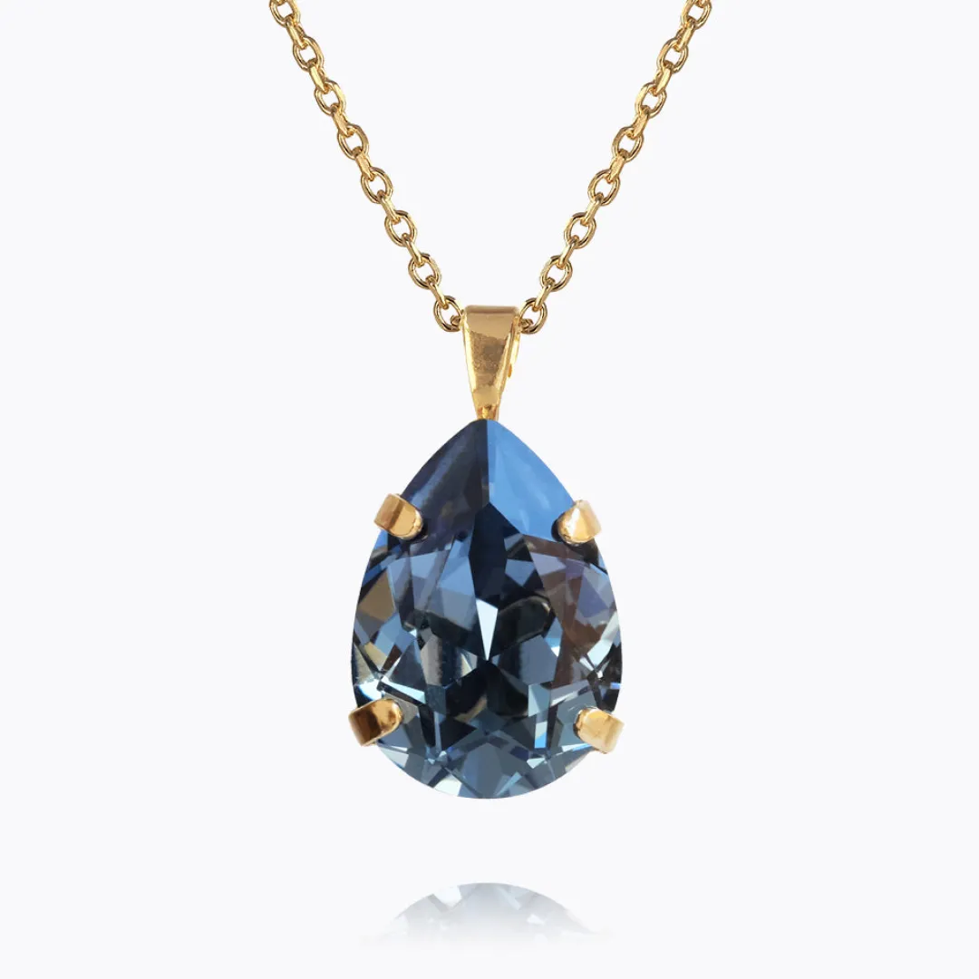 Caroline Svedbom Mini Drop Necklace/Denim Blue Store