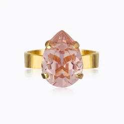 Caroline Svedbom Mini Drop Ring Vintage Rose Best