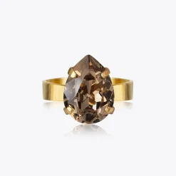 Caroline Svedbom Mini Drop Ring Greige Cheap