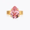 Caroline Svedbom Mini Drop Ring Light Rose Fashion