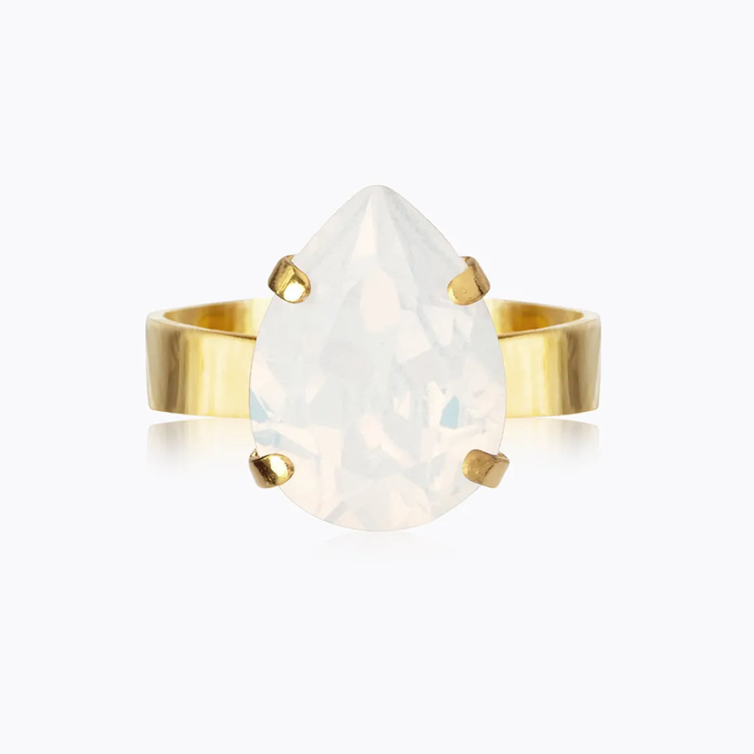 Caroline Svedbom Mini Drop Ring White Opal Best