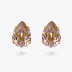Caroline Svedbom Mini Drop Stud Earrings Vintage Rose New