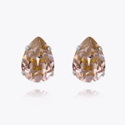 Caroline Svedbom Mini Drop Stud Earrings Vintage Rose New