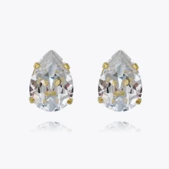 Caroline Svedbom Mini Drop Stud Earrings Crystal Sale