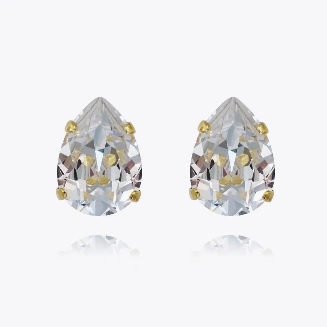 Caroline Svedbom Mini Drop Stud Earrings Crystal Sale
