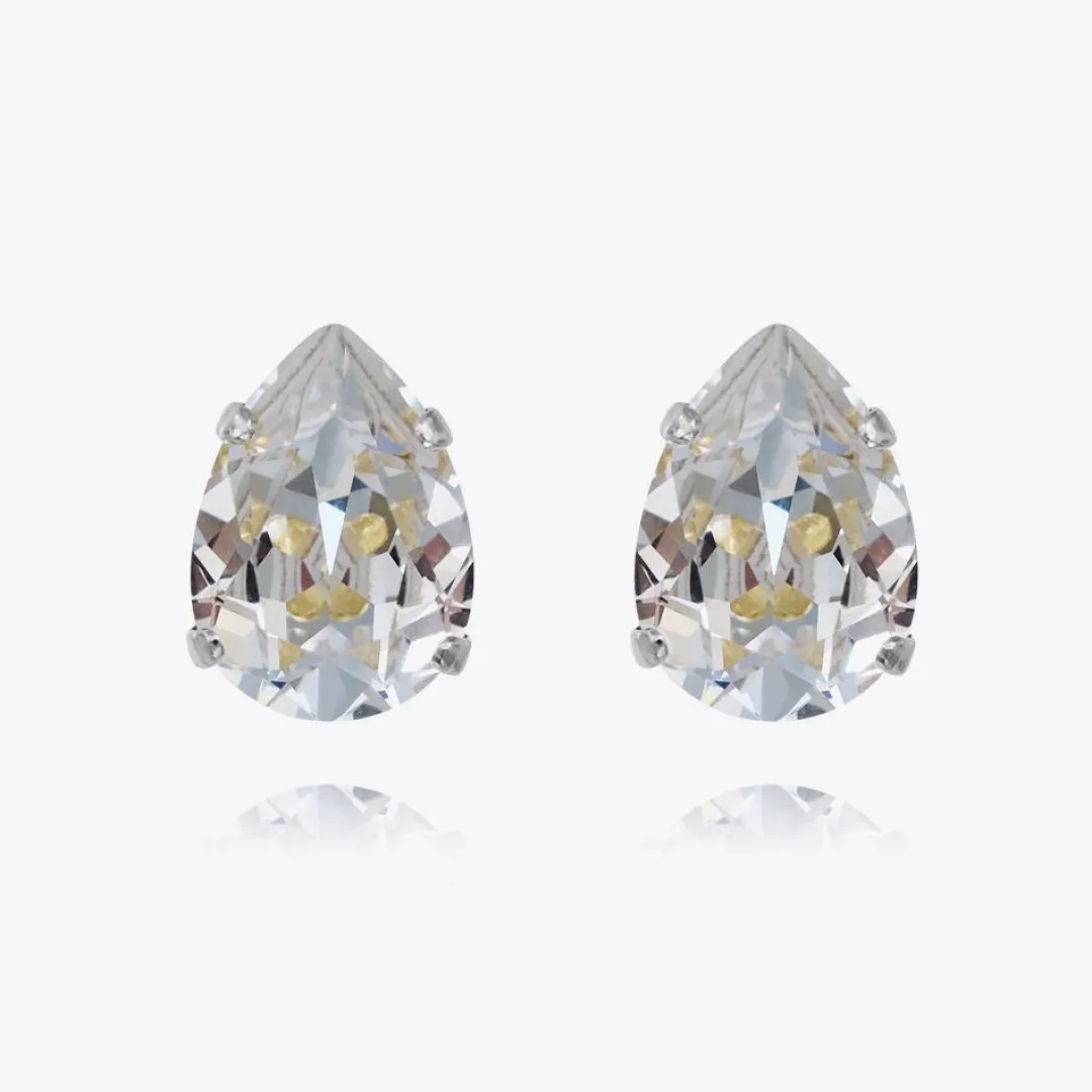 Caroline Svedbom Mini Drop Stud Earrings Crystal Sale