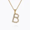 Caroline Svedbom Mini Letter Necklace B/Crystal Shop