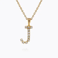 Caroline Svedbom Mini Letter Necklace J/Crystal Flash Sale