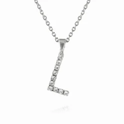 Caroline Svedbom Mini Letter Necklace L/Crystal Flash Sale