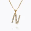 Caroline Svedbom Mini Letter Necklace N/Crystal Sale