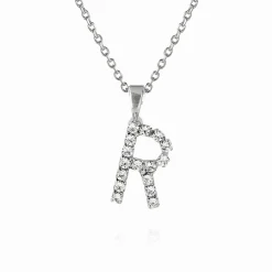 Caroline Svedbom Mini Letter Necklace R/Crystal Best Sale