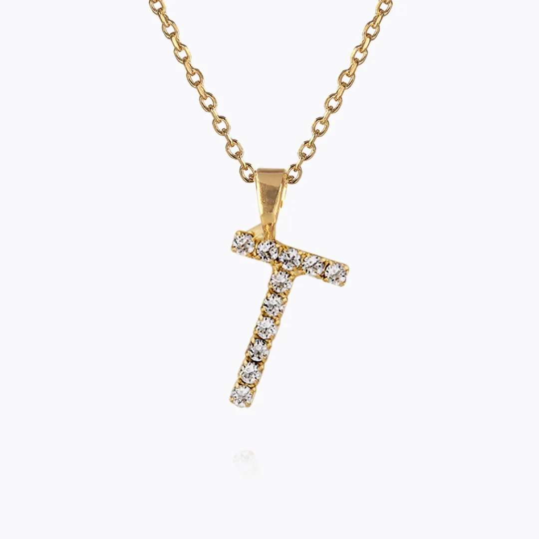 Caroline Svedbom Mini Letter Necklace T/Crystal Shop