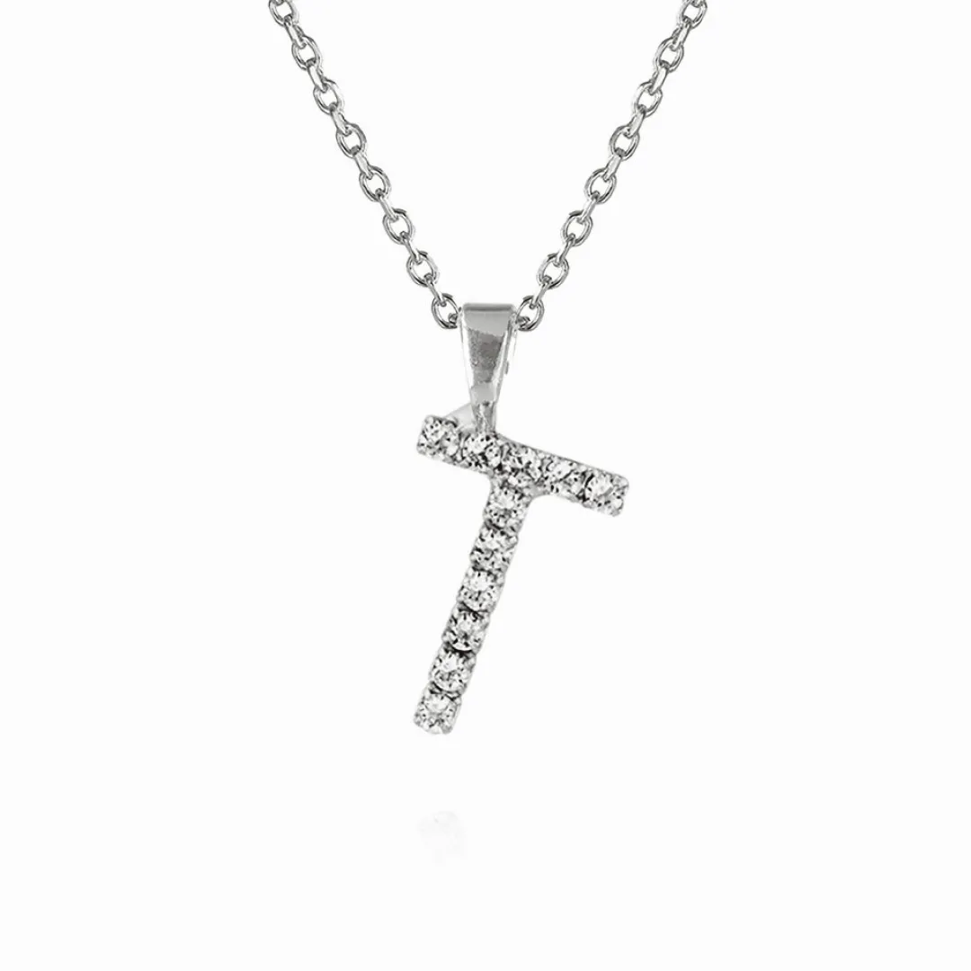 Caroline Svedbom Mini Letter Necklace T/Crystal Shop