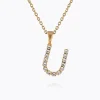 Caroline Svedbom Mini Letter Necklace U/Crystal Best