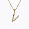 Caroline Svedbom Mini Letter Necklace V/Crystal Best Sale
