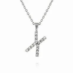 Caroline Svedbom Mini Letter Necklace X/Crystal Online