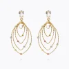 Caroline Svedbom Mini Lotus Earrings/Rainbow Combo Online