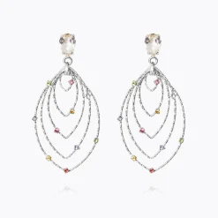 Caroline Svedbom Mini Lotus Earrings/Rainbow Combo Online