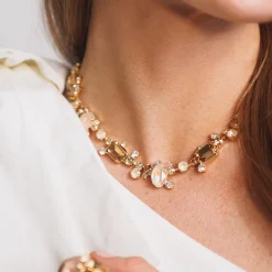 Caroline Svedbom Mini Noora Necklace/Topaz Combo Clearance