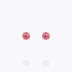 Caroline Svedbom Mini Stud Earrings Rose Hot