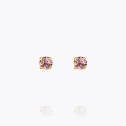 Caroline Svedbom Mini Stud Earrings Light Amethyst Outlet