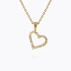 Caroline Svedbom Mini Sweetheart Necklace/Crystal Outlet