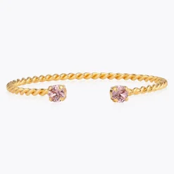 Caroline Svedbom Mini Twisted Bracelet Light Amethyst Flash Sale