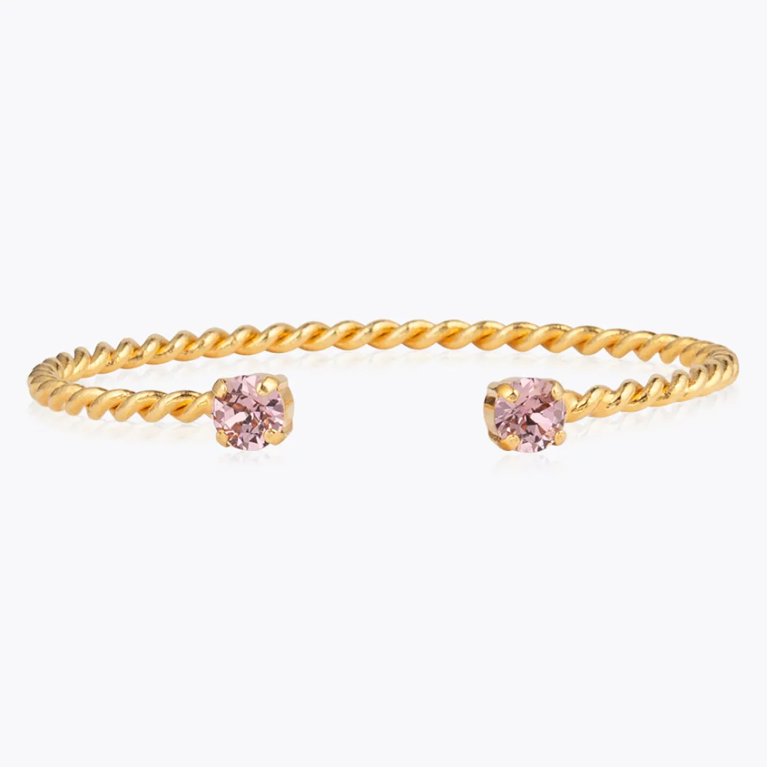 Caroline Svedbom Mini Twisted Bracelet Light Amethyst Flash Sale