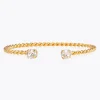 Caroline Svedbom Mini Twisted Bracelet Crystal Hot