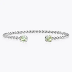 Caroline Svedbom Mini Twisted Bracelet Chrysolite Sale